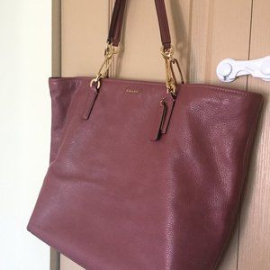 Mauve / Pin Coach Tote bag